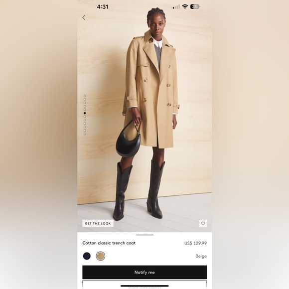 Mango trench coat - Picture 1 of 8